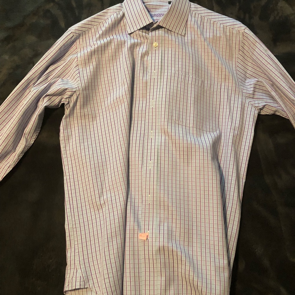 Enzone Men's Dress Shirt, M (15-5.5), great shape